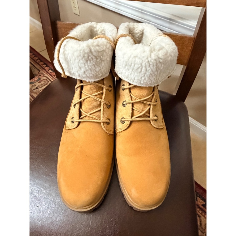 Timberland Authentics Fleece Boot 11 Wheat Nubuck Waterproof‎ Gorpcore Cabin - Picture 4 of 8